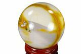 Polished Mookaite Jasper Sphere - Australia #116043-1